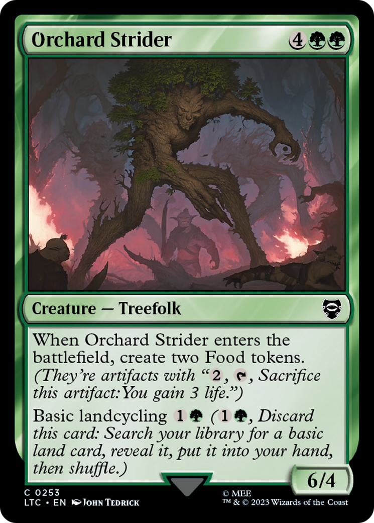 Orchard Strider (LTC-253) - Tales of Middle-earth Commander - Premium MTG Single from Wizards of the Coast - Just $0.08! Shop now at Game Crave Tournament Store