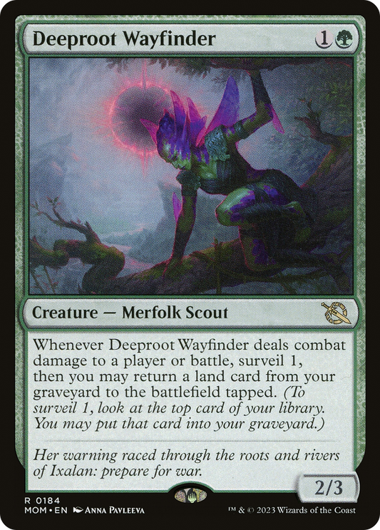 Deeproot Wayfinder (MOM-184) - March of the Machine - Premium MTG Single from Wizards of the Coast - Just $0.08! Shop now at Game Crave Tournament Store
