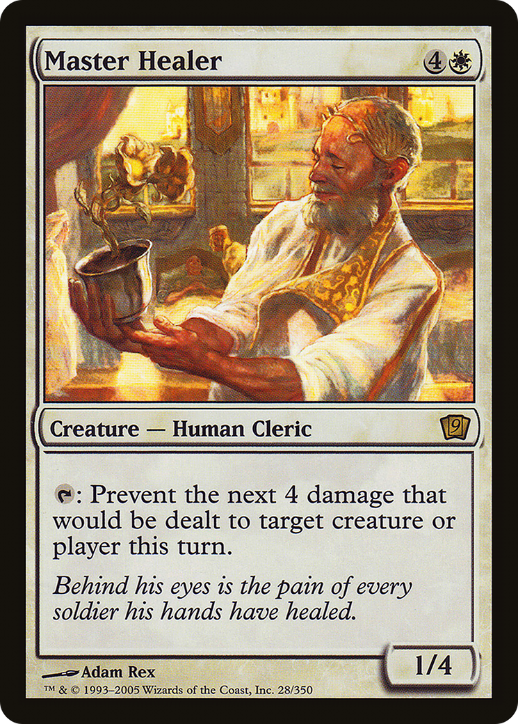 Master Healer (9ED-28★) - Ninth Edition Foil - Premium MTG Single from Wizards of the Coast - Just $0.22! Shop now at Game Crave Tournament Store