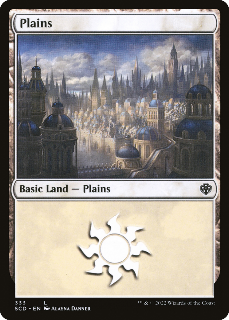 Plains (SCD-333) - Starter Commander Decks - Premium MTG Single from Wizards of the Coast - Just $0.08! Shop now at Game Crave Tournament Store