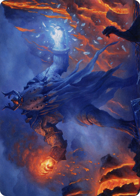 Aegar, the Freezing Flame // Aegar, the Freezing Flame (AKHM-055) - Kaldheim Art Series (Borderless) Foil - Premium MTG Single from Wizards of the Coast - Just $0! Shop now at Game Crave Tournament Store