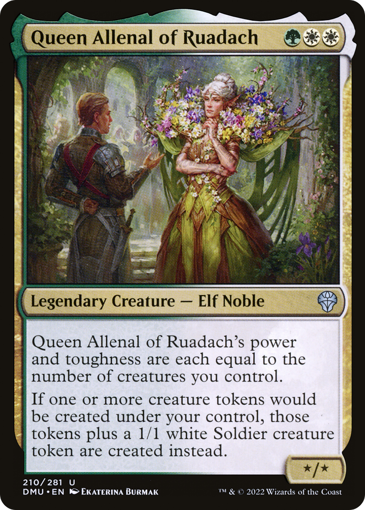 Queen Allenal of Ruadach (DMU-210) - Dominaria United - Premium MTG Single from Wizards of the Coast - Just $0.08! Shop now at Game Crave Tournament Store