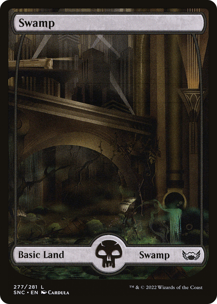 Swamp (SNC-277) - Streets of New Capenna: (Full Art) - Premium MTG Single from Wizards of the Coast - Just $0.08! Shop now at Game Crave Tournament Store