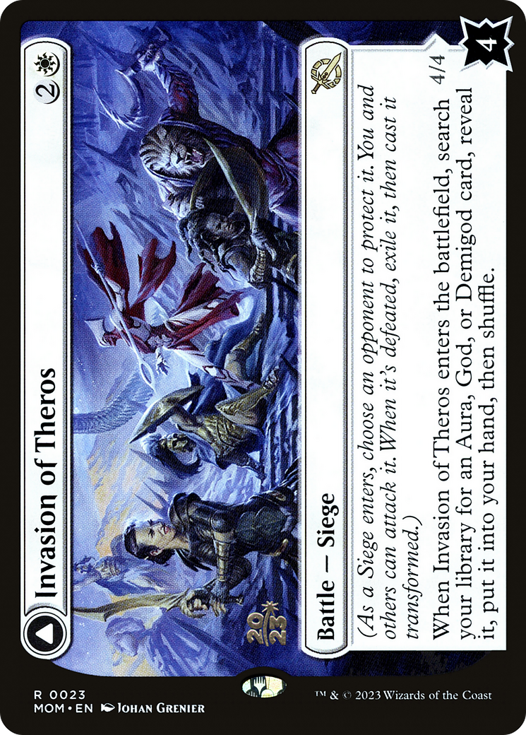 Invasion of Theros // Ephara, Ever-Sheltering (PMOM-23S) - March of the Machine Promos: (nyxtouched) Foil - Premium MTG Single from Wizards of the Coast - Just $1.32! Shop now at Game Crave Tournament Store
