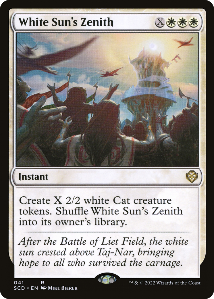 White Sun's Zenith (SCD-041) - Starter Commander Decks - Premium MTG Single from Wizards of the Coast - Just $0.08! Shop now at Game Crave Tournament Store