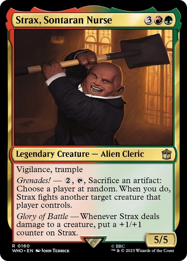 Strax, Sontaran Nurse (WHO-160) - Doctor Who - Premium MTG Single from Wizards of the Coast - Just $0.08! Shop now at Game Crave Tournament Store