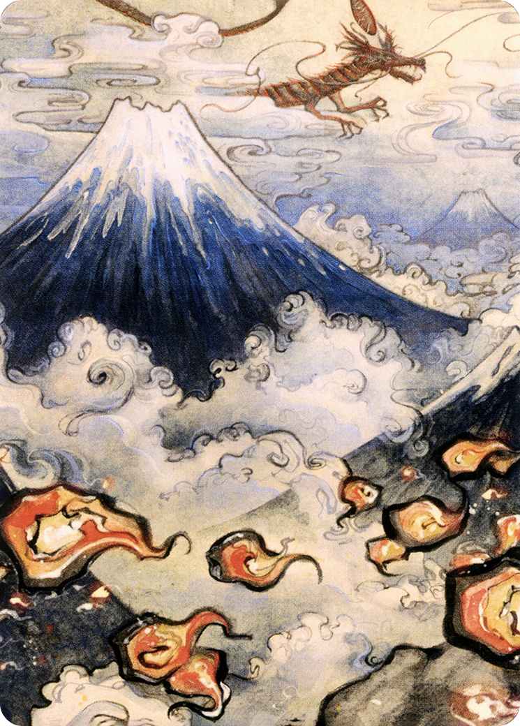 Mountain // Mountain (ANEO-078) - Neon Dynasty Art Series (Borderless) Foil - Premium MTG Single from Wizards of the Coast - Just $0! Shop now at Game Crave Tournament Store