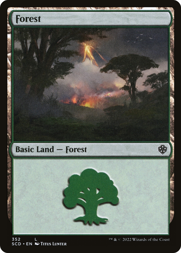 Forest (SCD-352) - Starter Commander Decks - Premium MTG Single from Wizards of the Coast - Just $0.25! Shop now at Game Crave Tournament Store