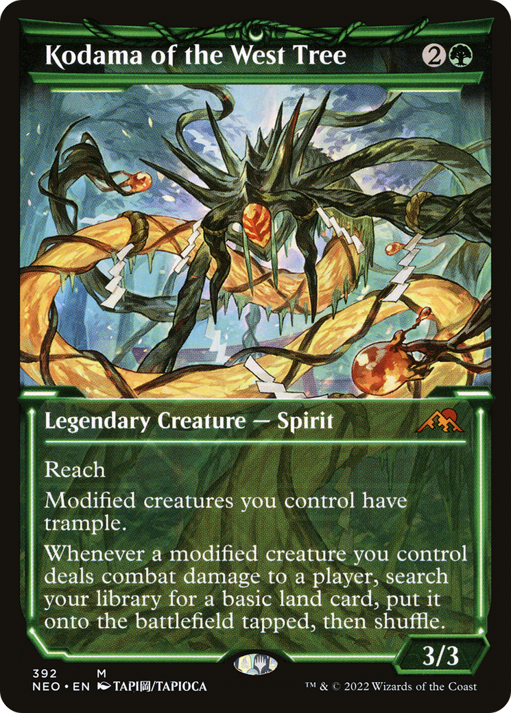 Kodama of the West Tree (NEO-392) - Kamigawa: Neon Dynasty: (Showcase) Foil - Premium MTG Single from Wizards of the Coast - Just $4.98! Shop now at Game Crave Tournament Store