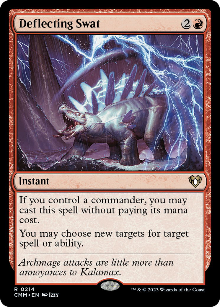 Deflecting Swat (CMM-214) - Commander Masters - Premium MTG Single from Wizards of the Coast - Just $33.37! Shop now at Game Crave Tournament Store