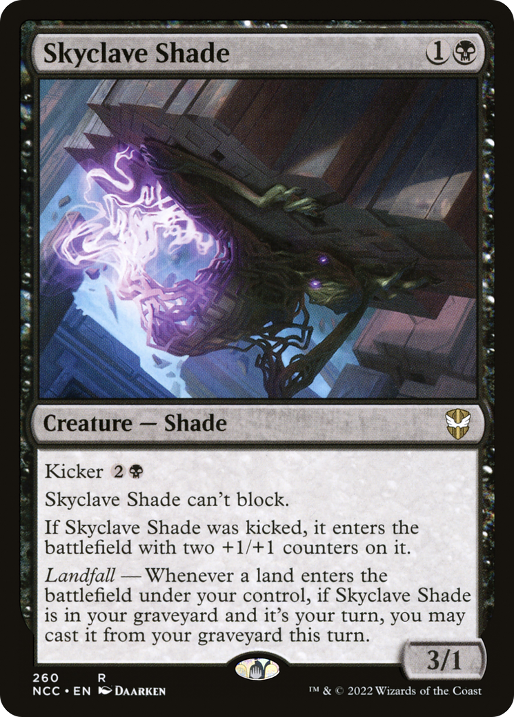 Skyclave Shade (NCC-260) - New Capenna Commander - Premium MTG Single from Wizards of the Coast - Just $0.25! Shop now at Game Crave Tournament Store