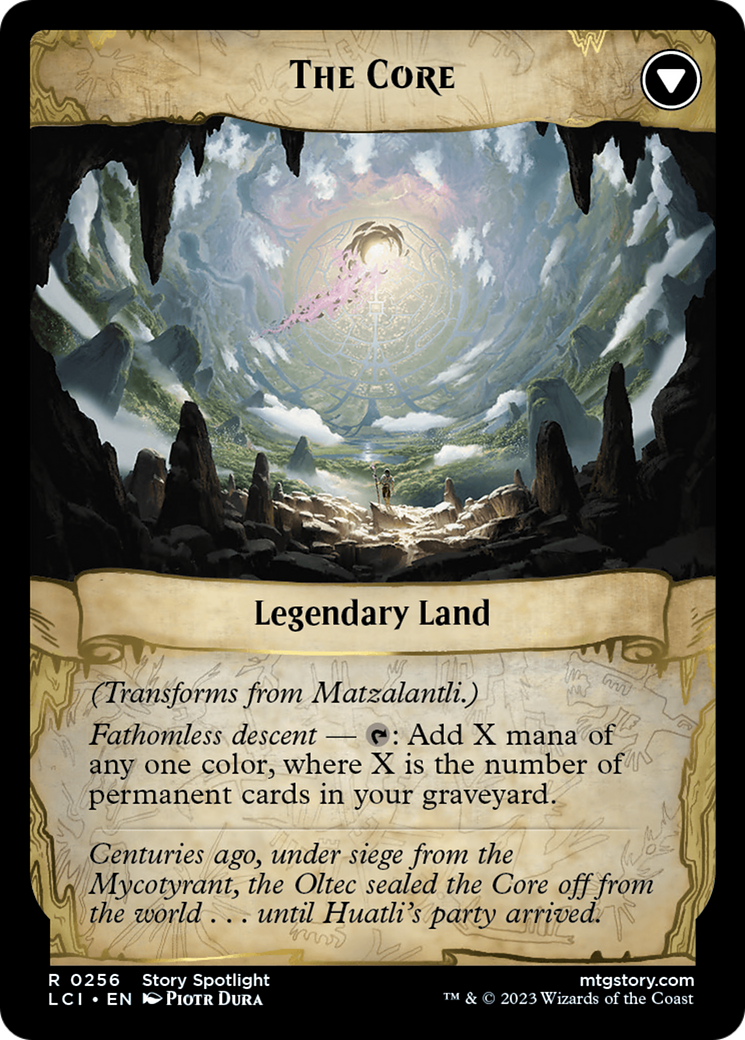 Matzalantli, the Great Door // The Core (LCI-256) - The Lost Caverns of Ixalan Foil - Premium MTG Single from Wizards of the Coast - Just $0.35! Shop now at Game Crave Tournament Store