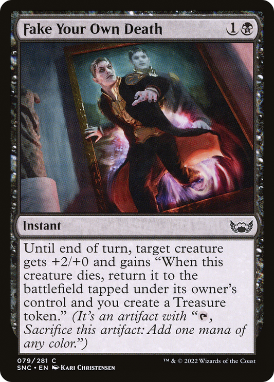 Fake Your Own Death (SNC-079) - Streets of New Capenna Foil - Premium MTG Single from Wizards of the Coast - Just $0.08! Shop now at Game Crave Tournament Store