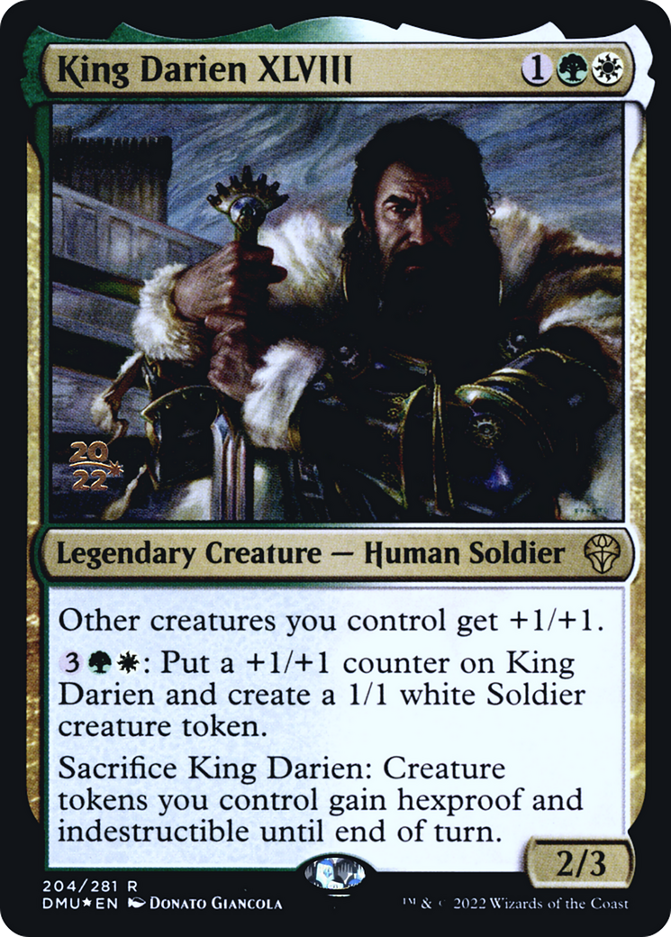 King Darien XLVIII (PDMU-204S) - Dominaria United Promos Foil - Premium MTG Single from Wizards of the Coast - Just $0.52! Shop now at Game Crave Tournament Store