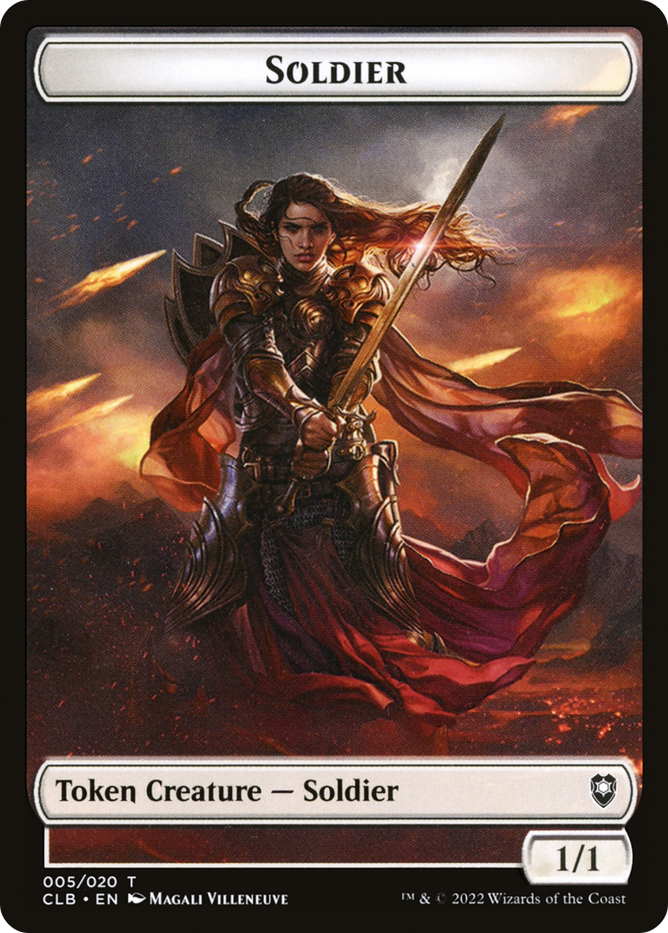 Soldier (TCLB-005) - Battle for Baldur's Gate Tokens - Premium MTG Single from Wizards of the Coast - Just $0.25! Shop now at Game Crave Tournament Store