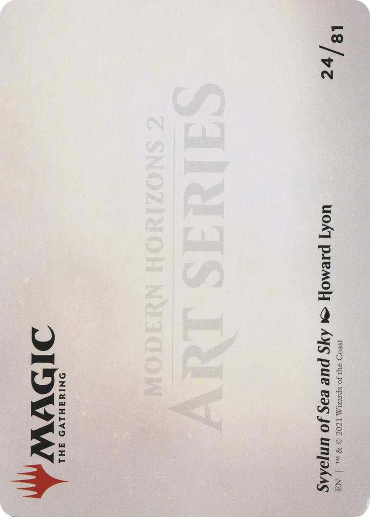 Svyelun of Sea and Sky // Svyelun of Sea and Sky (AMH2-024) - Modern Horizons 2 Art Series (Borderless) - Premium MTG Single from Wizards of the Coast - Just $0! Shop now at Game Crave Tournament Store