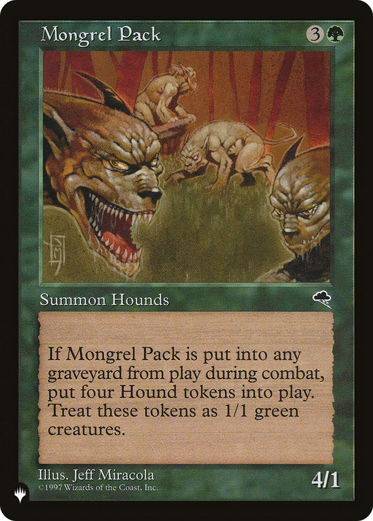 Mongrel Pack (PLIST-622) - The List - Premium MTG Single from Wizards of the Coast - Just $0.39! Shop now at Game Crave Tournament Store