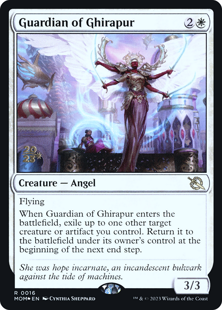 Guardian of Ghirapur (PMOM-16S) - March of the Machine Promos Foil - Premium MTG Single from Wizards of the Coast - Just $1.06! Shop now at Game Crave Tournament Store