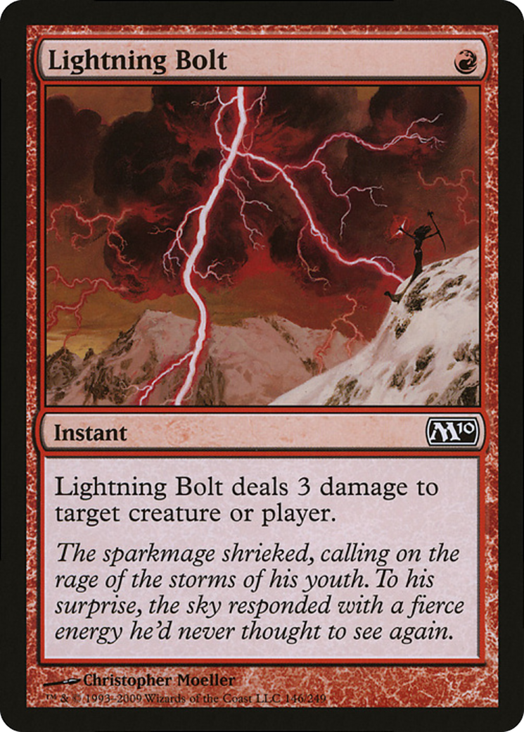 Lightning Bolt (P09-146) - Magic Player Rewards 2009 - Premium MTG Single from Wizards of the Coast - Just $0! Shop now at Game Crave Tournament Store