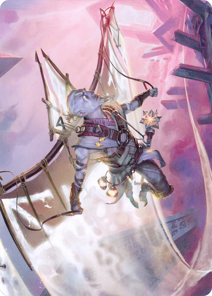 Kitesail Cleric // Kitesail Cleric (AZNR-040) - Zendikar Rising Art Series (Borderless) Foil - Premium MTG Single from Wizards of the Coast - Just $0! Shop now at Game Crave Tournament Store