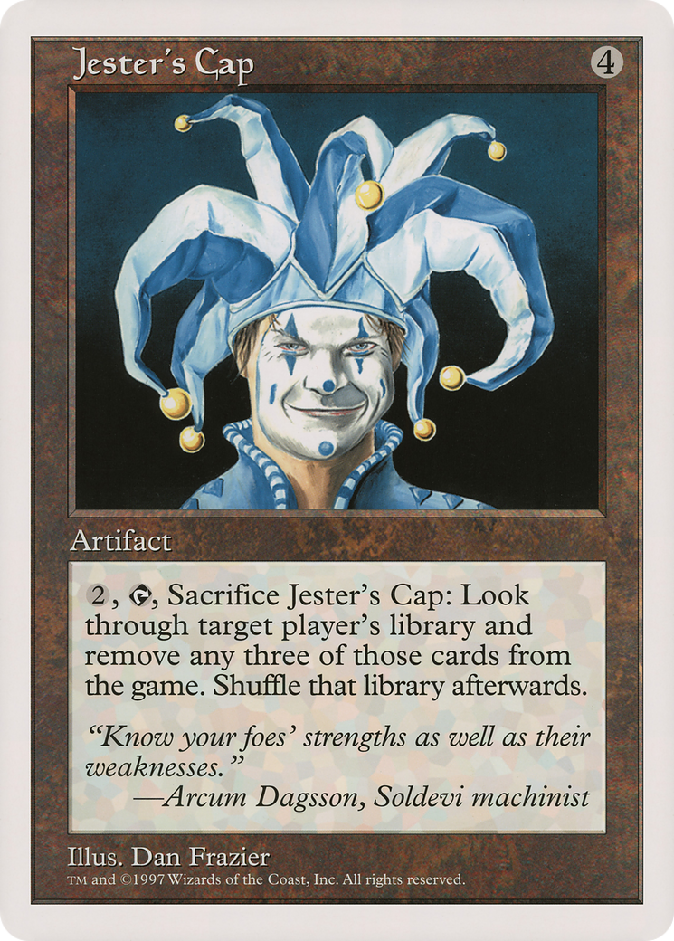 Jester's Cap (O90P-004) - Oversized 90's Promos - Premium MTG Single from Wizards of the Coast - Just $0! Shop now at Game Crave Tournament Store