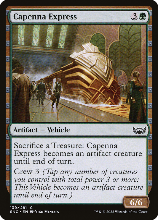 Capenna Express (SNC-139) - Streets of New Capenna - Premium MTG Single from Wizards of the Coast - Just $0.08! Shop now at Game Crave Tournament Store