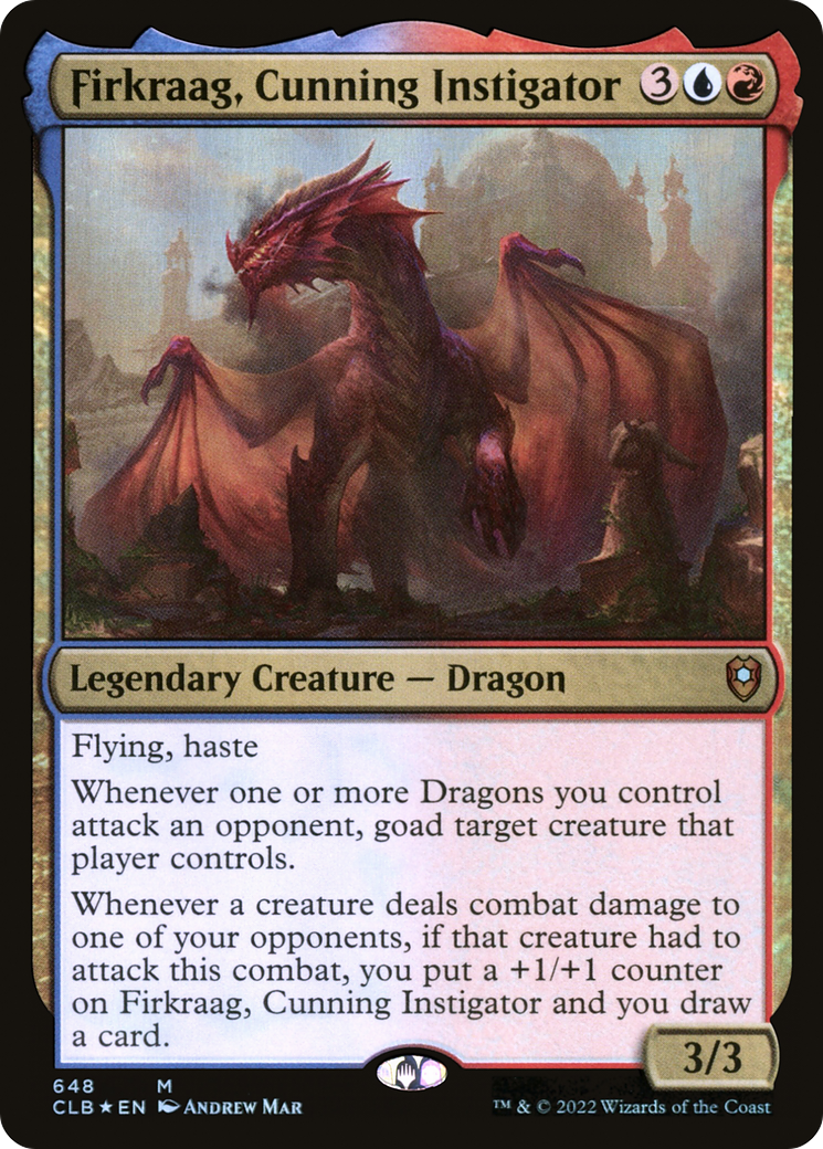 Firkraag, Cunning Instigator (CLB-648) - Commander Legends: Battle for Baldur's Gate Foil - Premium MTG Single from Wizards of the Coast - Just $2.23! Shop now at Game Crave Tournament Store