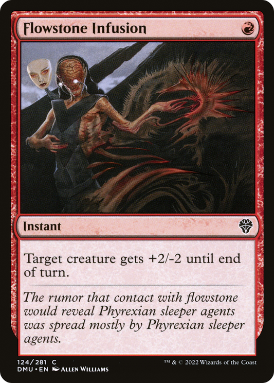 Flowstone Infusion (DMU-124) - Dominaria United Foil - Premium MTG Single from Wizards of the Coast - Just $0.08! Shop now at Game Crave Tournament Store