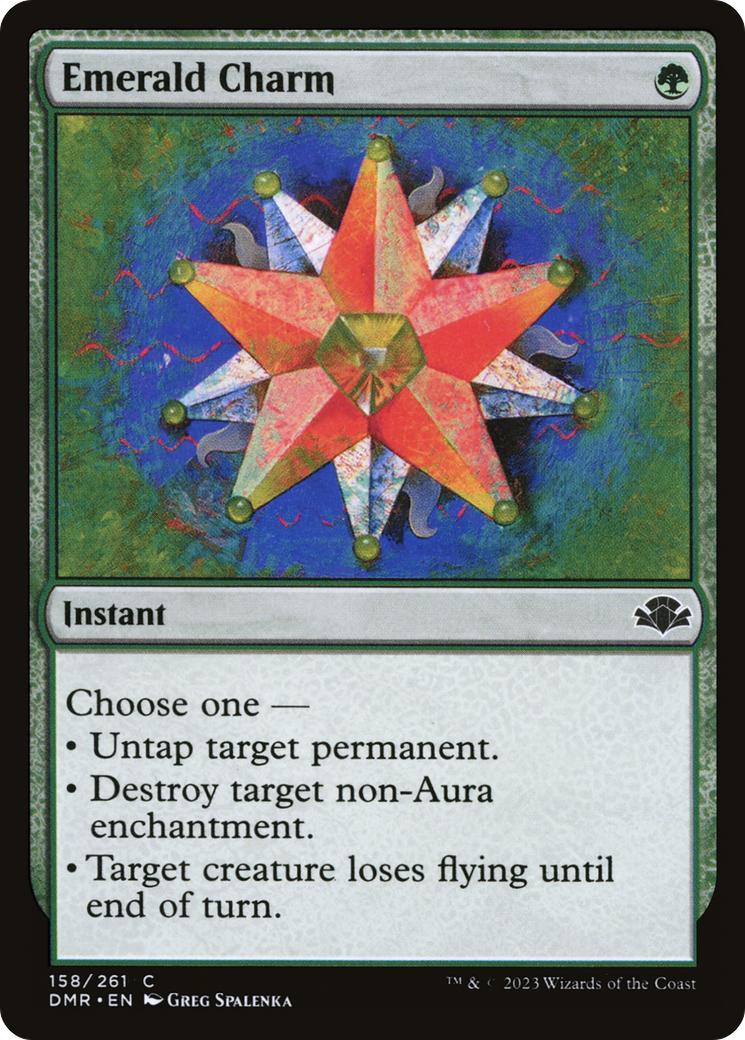 Emerald Charm (DMR-158) - Dominaria Remastered Foil - Premium MTG Single from Wizards of the Coast - Just $0.25! Shop now at Game Crave Tournament Store