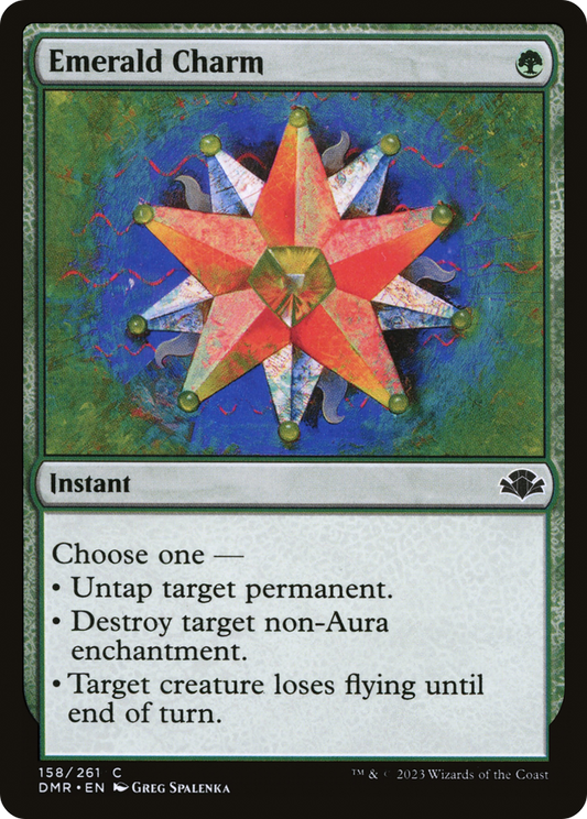 Emerald Charm (DMR-158) - Dominaria Remastered Foil - Premium MTG Single from Wizards of the Coast - Just $0.25! Shop now at Game Crave Tournament Store