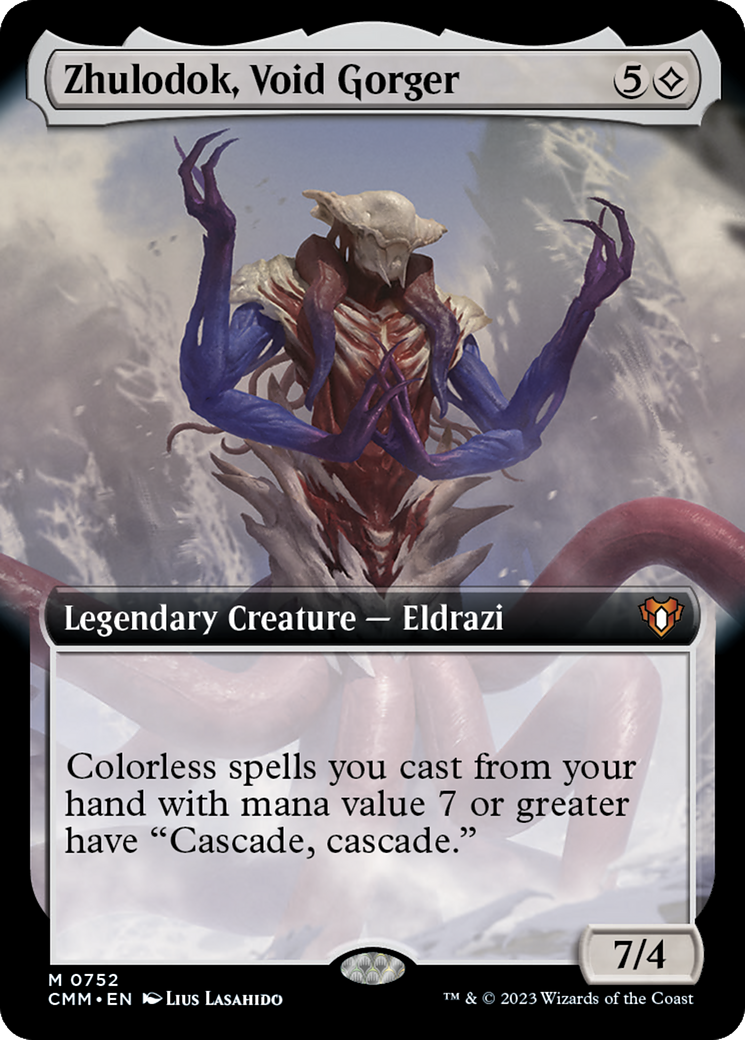 Zhulodok, Void Gorger (CMM-752) - Commander Masters: (Extended Art) Foil - Premium MTG Single from Wizards of the Coast - Just $10.21! Shop now at Game Crave Tournament Store