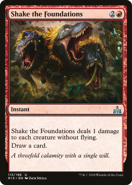 Shake the Foundations (RIX-113) - Rivals of Ixalan Foil - Premium MTG Single from Wizards of the Coast - Just $0.08! Shop now at Game Crave Tournament Store