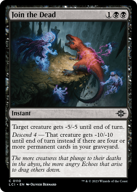 Join the Dead (LCI-110) - The Lost Caverns of Ixalan Foil - Premium MTG Single from Wizards of the Coast - Just $0.08! Shop now at Game Crave Tournament Store