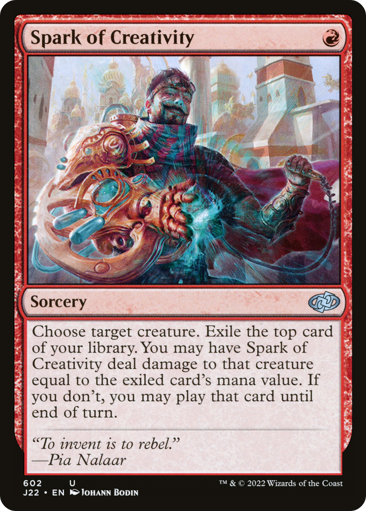 Spark of Creativity (J22-602) - Jumpstart 2022 - Premium MTG Single from Wizards of the Coast - Just $0.08! Shop now at Game Crave Tournament Store