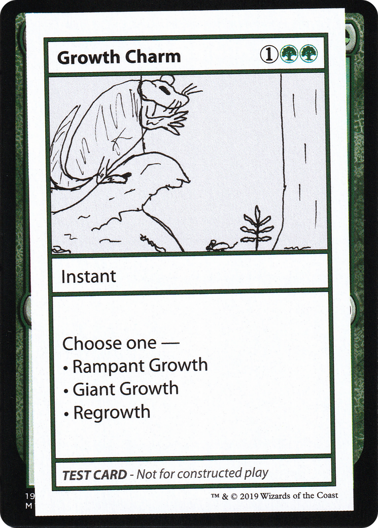 Growth Charm (CMB2-077) - Mystery Booster Playtest Cards 2021 - Premium MTG Single from Wizards of the Coast - Just $0.08! Shop now at Game Crave Tournament Store