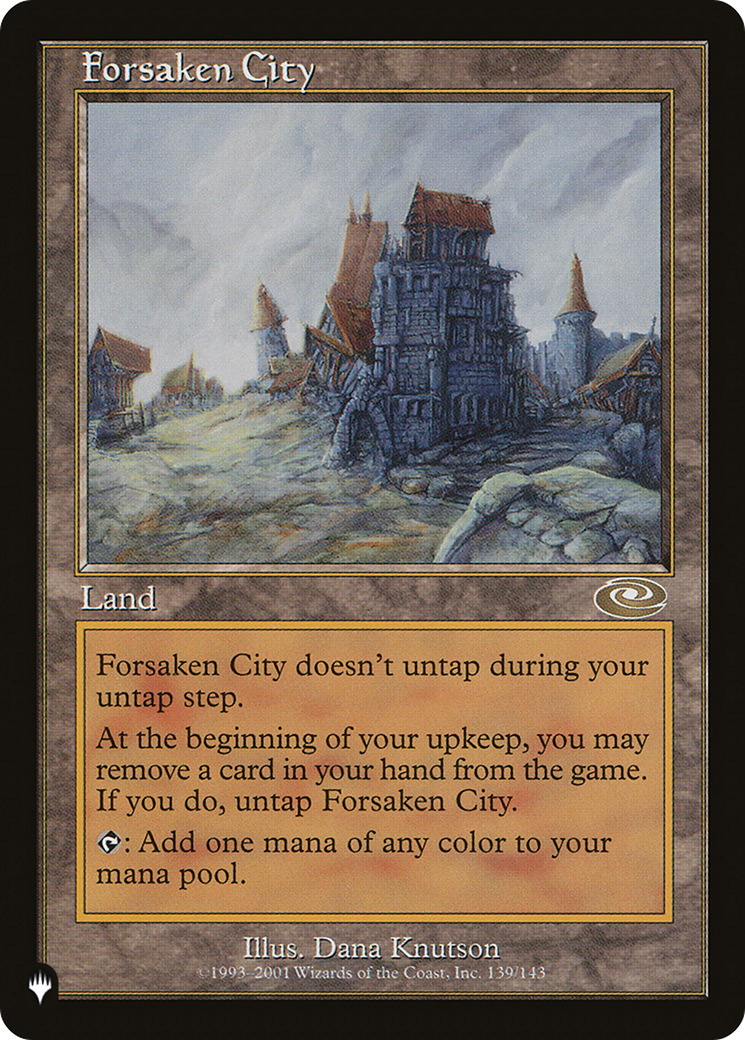 Forsaken City (PLIST-812) - The List - Premium MTG Single from Wizards of the Coast - Just $0.11! Shop now at Game Crave Tournament Store