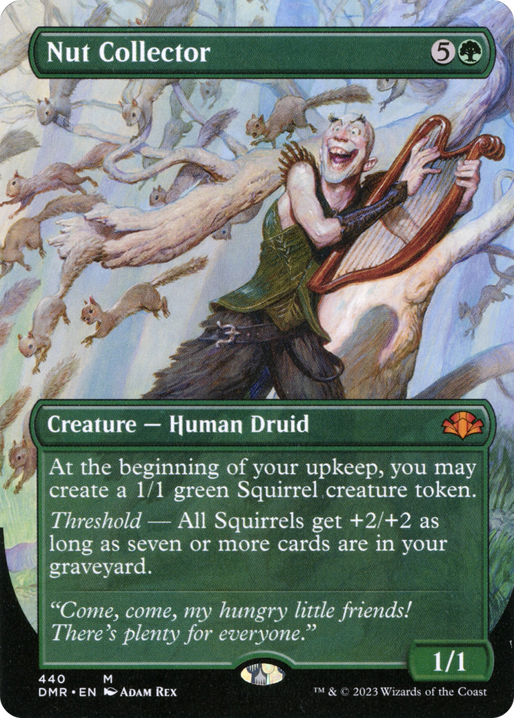 Nut Collector (DMR-440) - Dominaria Remastered (Borderless) Foil - Premium MTG Single from Wizards of the Coast - Just $0.56! Shop now at Game Crave Tournament Store
