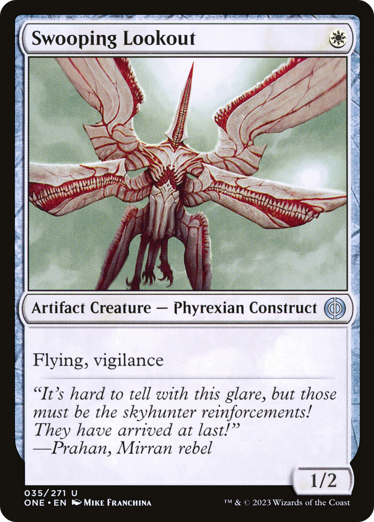 Swooping Lookout (ONE-035) - Phyrexia: All Will Be One - Premium MTG Single from Wizards of the Coast - Just $0.25! Shop now at Game Crave Tournament Store