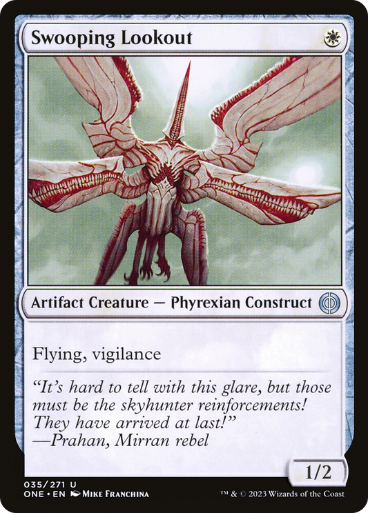 Swooping Lookout (ONE-035) - Phyrexia: All Will Be One - Premium MTG Single from Wizards of the Coast - Just $0.25! Shop now at Game Crave Tournament Store
