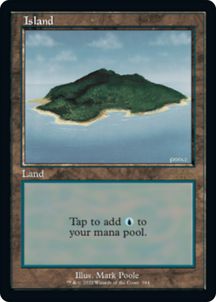 Island (30A-584) - 30th Anniversary Edition - Premium MTG Single from Wizards of the Coast - Just $0.48! Shop now at Game Crave Tournament Store