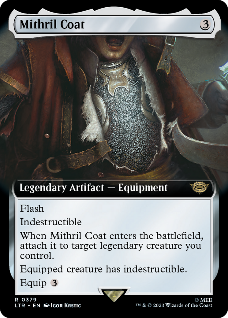 Mithril Coat (LTR-379) - The Lord of the Rings: Tales of Middle-earth: (Extended Art) - Premium MTG Single from Wizards of the Coast - Just $15.79! Shop now at Game Crave Tournament Store