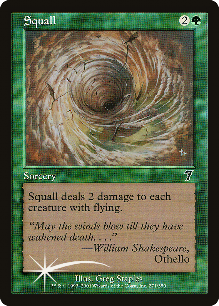 Squall (7ED-271★) - Seventh Edition Foil - Premium MTG Single from Wizards of the Coast - Just $3.36! Shop now at Game Crave Tournament Store