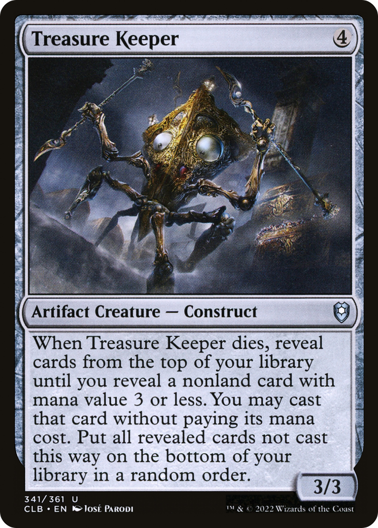 Treasure Keeper (CLB-341) - Commander Legends: Battle for Baldur's Gate - Premium MTG Single from Wizards of the Coast - Just $0.08! Shop now at Game Crave Tournament Store