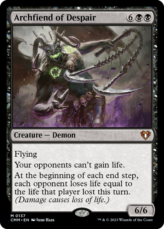 Archfiend of Despair (CMM-137) - Commander Masters - Premium MTG Single from Wizards of the Coast - Just $4.65! Shop now at Game Crave Tournament Store