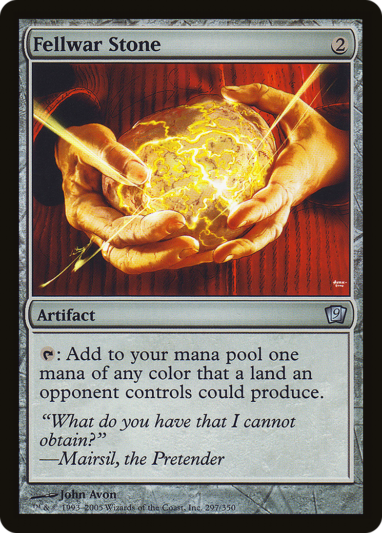 Fellwar Stone (9ED-297★) - Ninth Edition Foil - Premium MTG Single from Wizards of the Coast - Just $119.99! Shop now at Game Crave Tournament Store