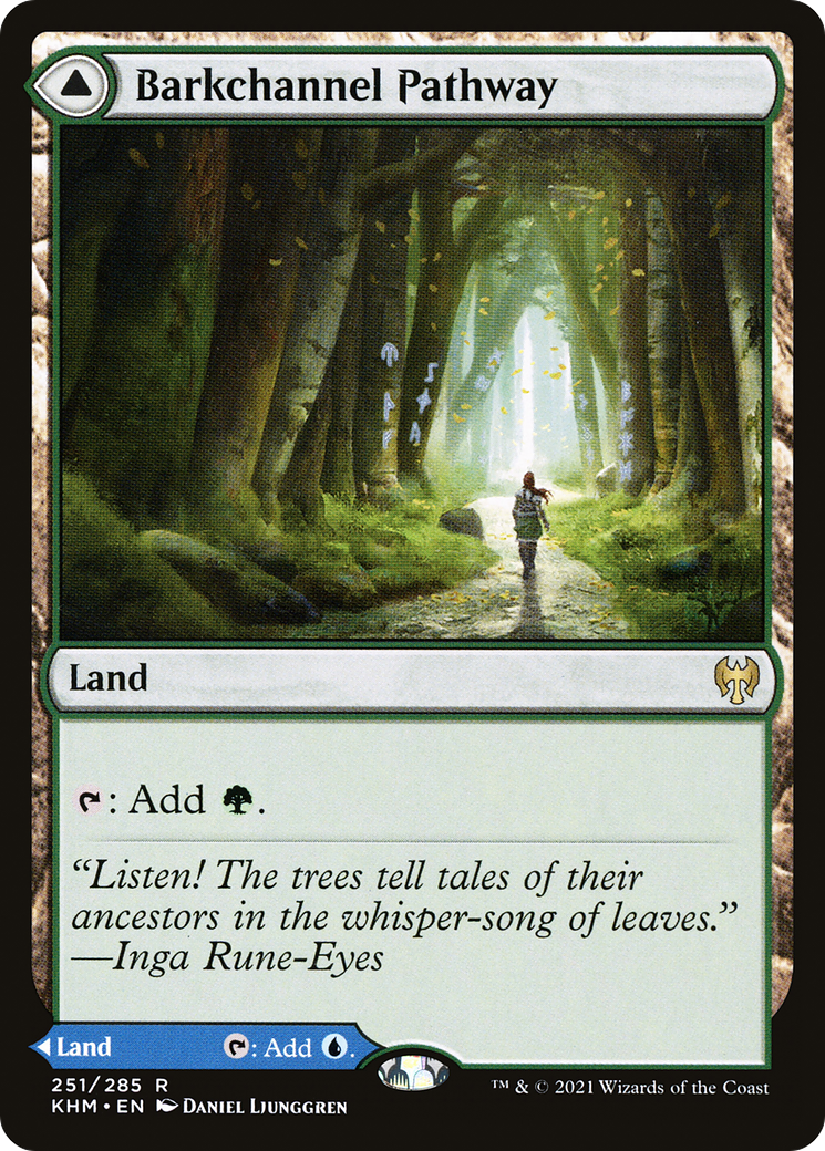 Barkchannel Pathway // Tidechannel Pathway (KHM-251) - Kaldheim - Premium MTG Single from Wizards of the Coast - Just $0.89! Shop now at Game Crave Tournament Store