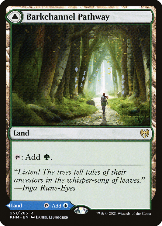 Barkchannel Pathway // Tidechannel Pathway (KHM-251) - Kaldheim Foil - Premium MTG Single from Wizards of the Coast - Just $0.99! Shop now at Game Crave Tournament Store
