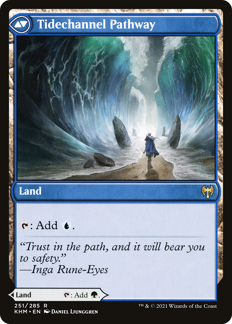 Barkchannel Pathway // Tidechannel Pathway (KHM-251) - Kaldheim - Premium MTG Single from Wizards of the Coast - Just $0.89! Shop now at Game Crave Tournament Store