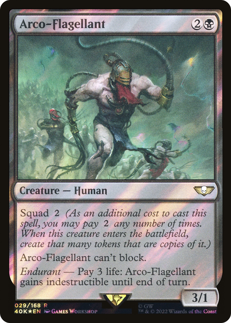 Arco-Flagellant (40K-29★) - Warhammer 40,000 Commander Foil - Premium MTG Single from Wizards of the Coast - Just $0.08! Shop now at Game Crave Tournament Store