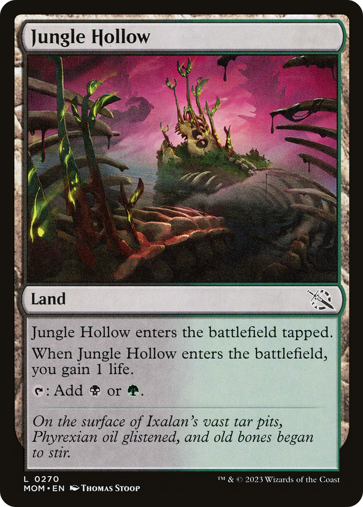 Jungle Hollow (MOM-270) - March of the Machine - Premium MTG Single from Wizards of the Coast - Just $0.08! Shop now at Game Crave Tournament Store